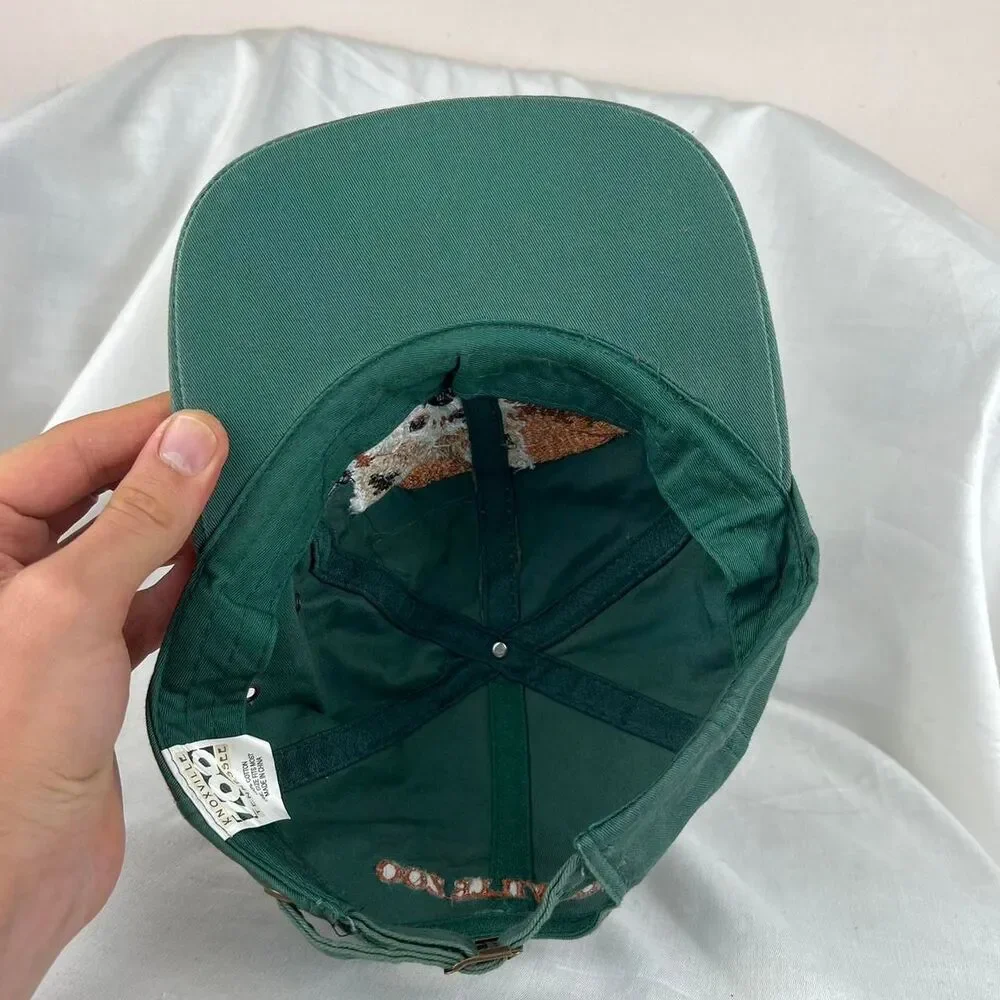 Vintage Knoxville Zoo Tennessee Red Panda Green Baseball Cap